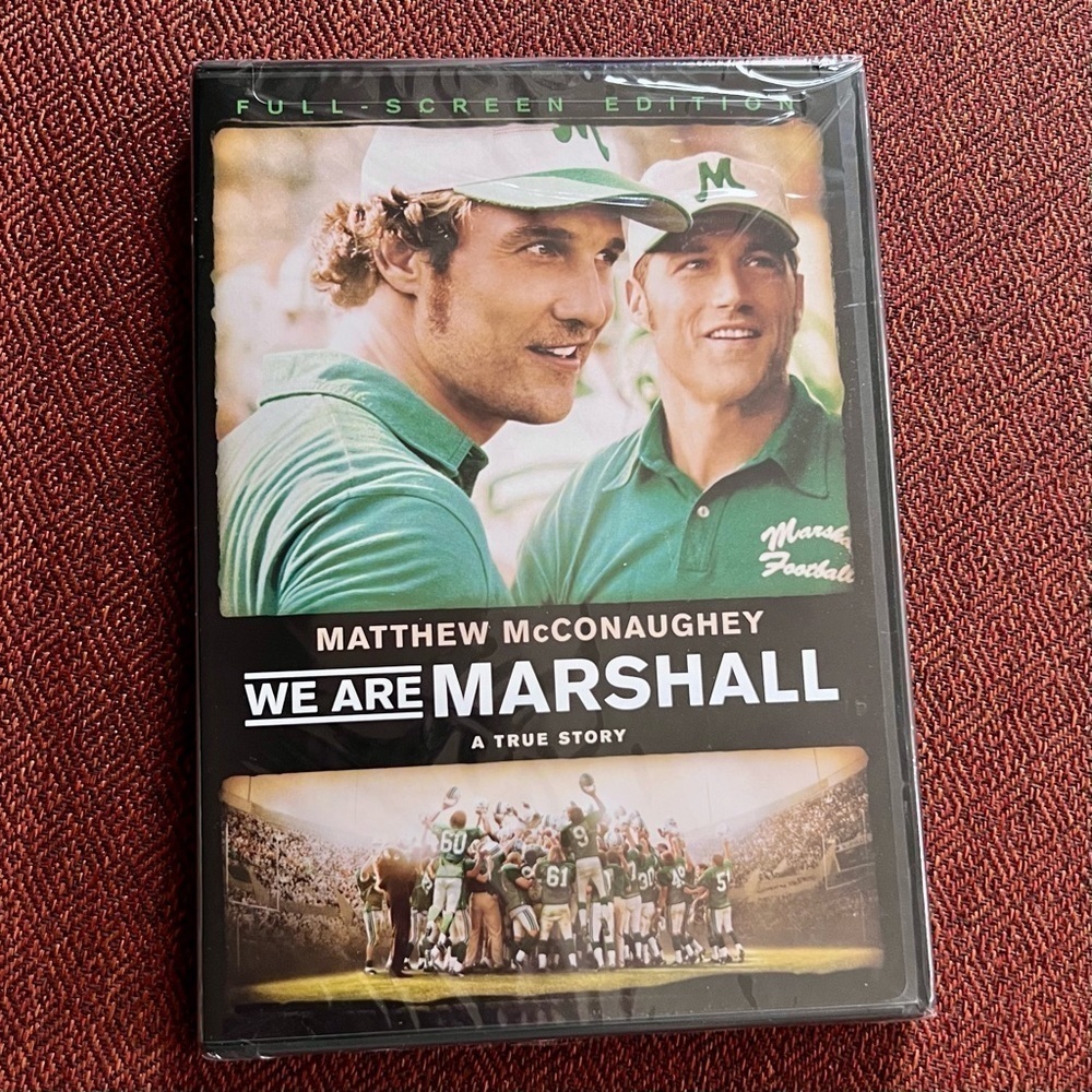 NWT DVD We are Marshall in Case and Wrapper